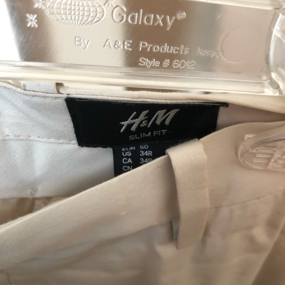 Men’s tan dress suit H&M slim fit